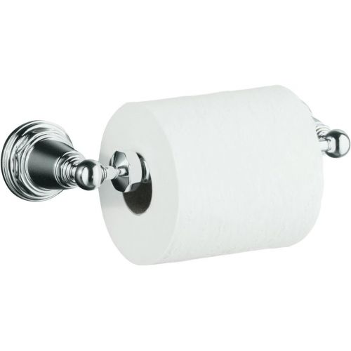  KOHLER K-13114-CP Pinstripe Toilet Paper Holder, Polished Chrome