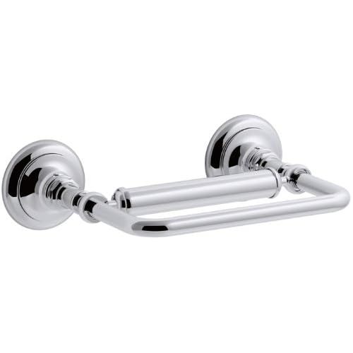  KOHLER K-72573-CP Artifacts Pivoting toilet tissue holder, Polished Chrome