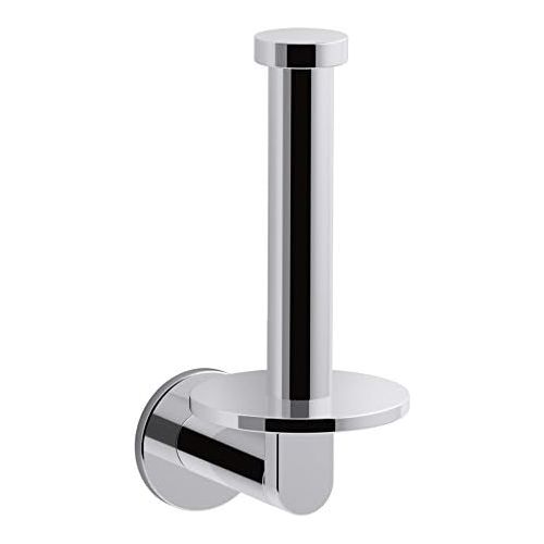  KOHLER K-73148-CP Composed Vertical Tissue Holder, Polished Chrome