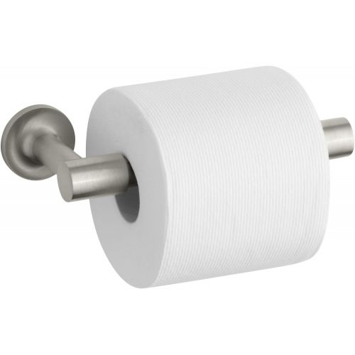  KOHLER K-14377-BN Purist Pivoting Toilet Tissue Holder, Vibrant Brushed Nickel