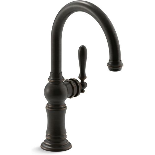  KOHLER K-99264-2BZ Artifacts Single-hole Bar sink Faucet, 13.06 x 4.31 x 7.00 inches, Oil-Rubbed Bronze