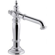 KOHLER K-72760-CP Artifacts Bathroom sink spout with Column design, Less Handles, Polished Chrome