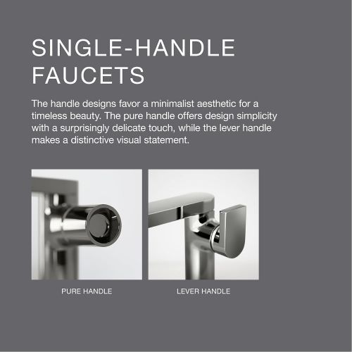  KOHLER Composed K-73050-7-CP Single Handle Single Hole Bathroom Sink Faucet with Metal Drain Assembly in Polished Chrome