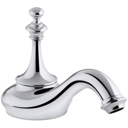  KOHLER K-72758-CP Artifacts Bathroom sink spout with Tea design, Less Handles, Polished Chrome