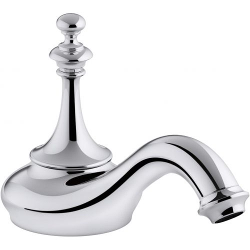  KOHLER K-72758-CP Artifacts Bathroom sink spout with Tea design, Less Handles, Polished Chrome