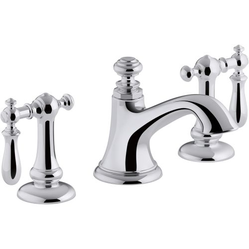  KOHLER K-72759-CP Artifacts Bathroom sink spout with Bell design, Less Handles, Polished Chrome