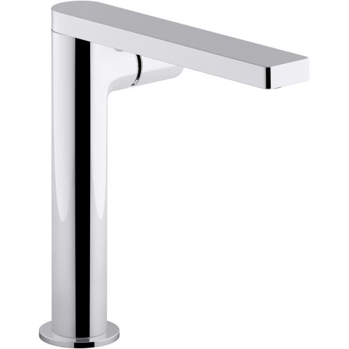  Kohler K-73159-7-CP 73159-7-CP Composed Tall Single Bathroom Sink Faucet with Cylindrical Handle, Polished Chrome