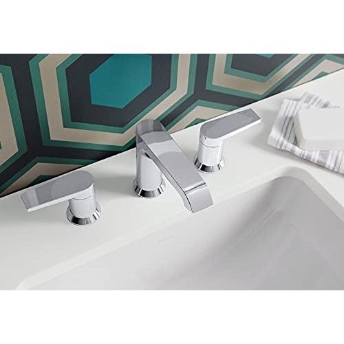  Bathroom Faucet by KOHLER, Bathroom Sink Faucet, Hint Collection, Polished Chrome, K-97093-4-CP