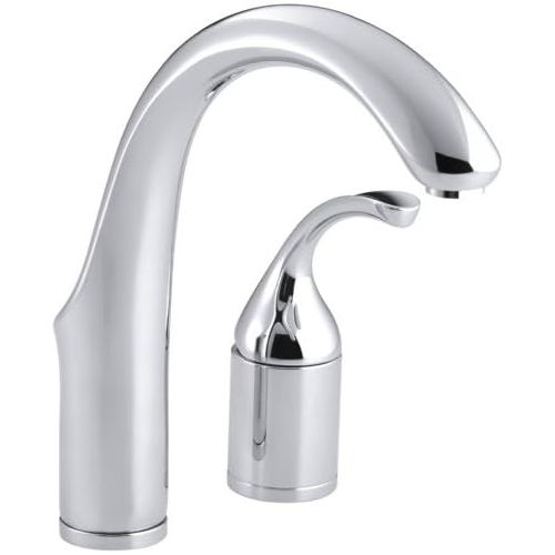  KOHLER 10443-CP Forte(R) Two-Hole Lever Handle Bar Sink Faucets, Polished Chrome