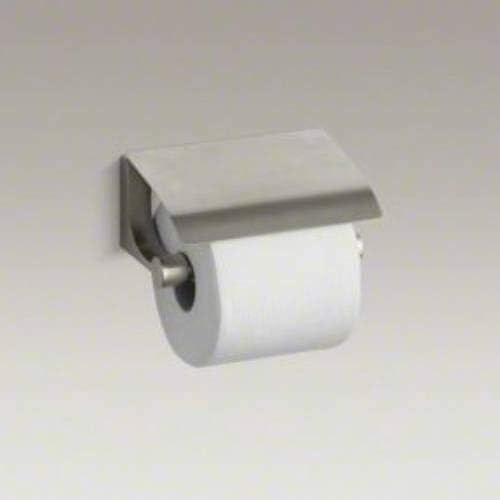  Kohler K-11584-BN Loure Covered Toilet Tissue Holder, Vibrant Brushed Nickel