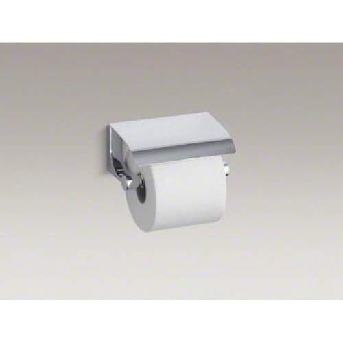  Kohler K-11584-BN Loure Covered Toilet Tissue Holder, Vibrant Brushed Nickel