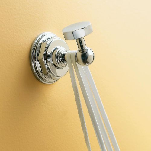  Kohler KOHLER K-13113-CP Pinstripe Robe Hook, Polished Chrome