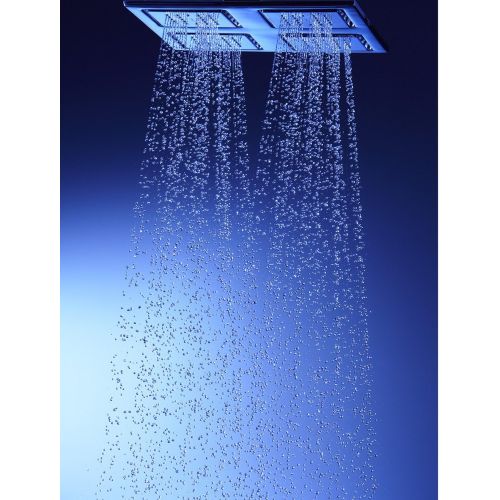  Kohler KOHLER K-98740-BN Watertile Rain Overhead Showering Panel with 4 22-Nozzle Sprayheads, Vibrant Brushed Nickel