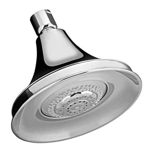  Kohler KOHLER K-10240-G Forte 1.75 Gpm Multifunction Wall-Mount Showerhead with Masterclean(Tm) Spray Nozzle, Brushed Chrome