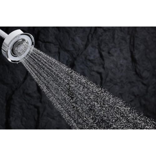  Kohler KOHLER K-10240-G Forte 1.75 Gpm Multifunction Wall-Mount Showerhead with Masterclean(Tm) Spray Nozzle, Brushed Chrome