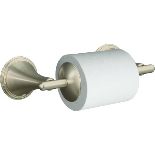  Kohler KOHLER K-361-AF Finial Traditional Toilet Tissue Holder, Vibrant French Gold