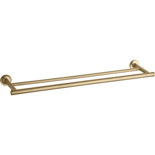  Kohler KOHLER K-14375-BGD Purist 24-Inch Double Towel Bar, Vibrant Moderne Brushed Gold