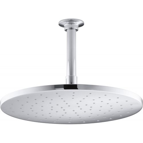  Kohler KOHLER 13690-CP Contemporary Round Rainhead with Katalyst Air-Induction Spray,2.5 GPM, 12-Inch, Polished Chrome