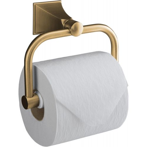  Kohler KOHLER K-490-CP Memoirs Toilet Tissue Holder with Stately Design, Polished Chrome