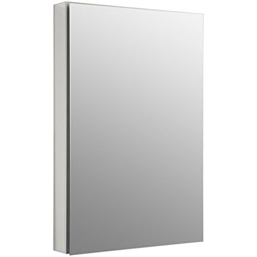  Kohler K-2936-PG-SAA Catalan Mirrored Cabinet with 107° Hinge, Satin Anodized Aluminum