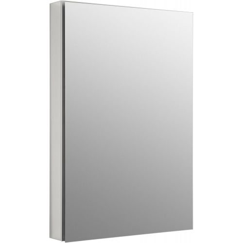  Kohler K-2936-PG-SAA Catalan Mirrored Cabinet with 107° Hinge, Satin Anodized Aluminum