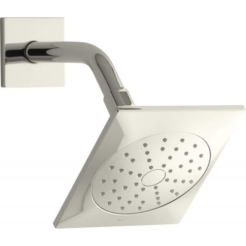  Kohler KOHLER K-14786-SN Loure Single-Function Showerhead, Vibrant Polished Nickel