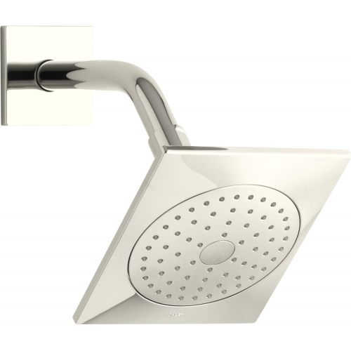  Kohler KOHLER K-14786-SN Loure Single-Function Showerhead, Vibrant Polished Nickel