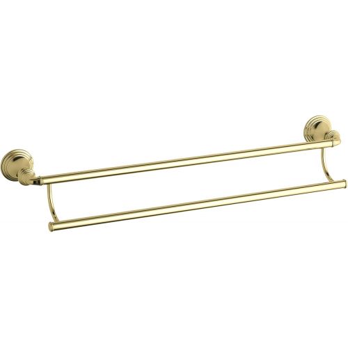  Kohler KOHLER K-10553-BN Devonshire 24-Inch Double Bathroom Towel Bar, Vibrant Brushed Nickel