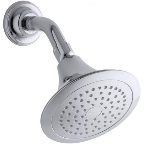  Kohler KOHLER K-10282-AK-BN Forte Single-Function Katalyst Showerhead, Vibrant Brushed Nickel