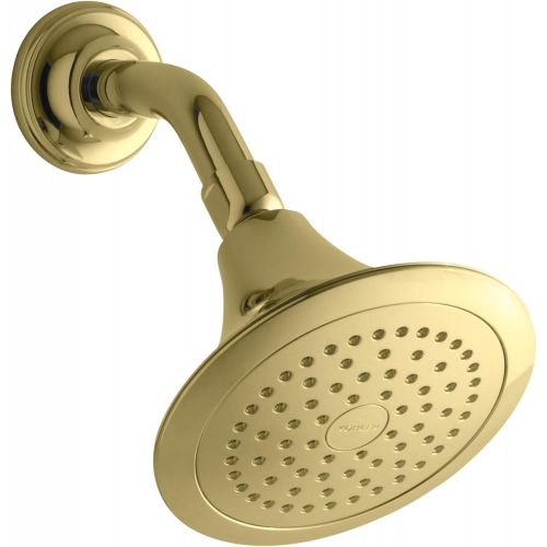  Kohler KOHLER K-10282-AK-BN Forte Single-Function Katalyst Showerhead, Vibrant Brushed Nickel