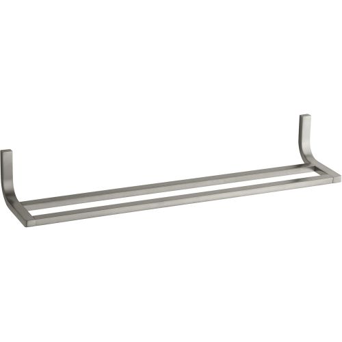  Kohler K-11582-CP Loure 24-Inch Double Towel Bar, Polished Chrome