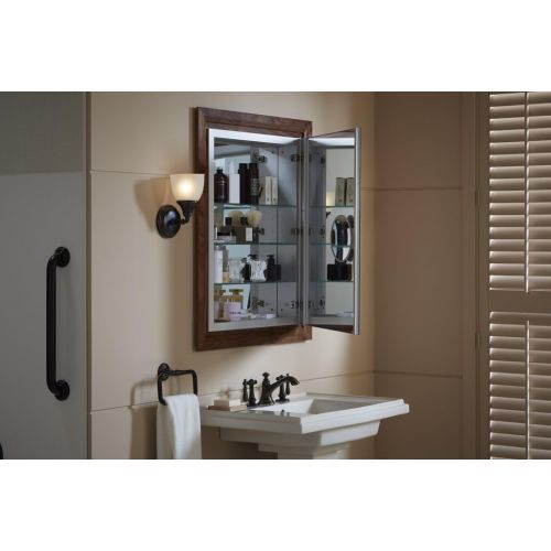  Kohler KOHLER K-99007-NA Verdera 24-Inch By 30-Inch Slow-Close Medicine Cabinet With Magnifying Mirror