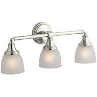 Kohler KOHLER K-10572-SN Devonshire Triple Wall Sconce, Vibrant Polished Nickel