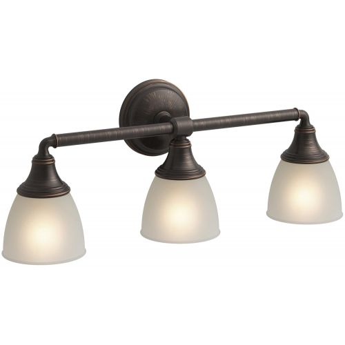  Kohler KOHLER K-10572-2BZ Devonshire Triple Wall Sconce, Oil-Rubbed Bronze