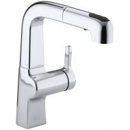 Kohler KOHLER K-6332-CP Evoke Single Control Pullout Secondary Kitchen Faucet, Polished Chrome
