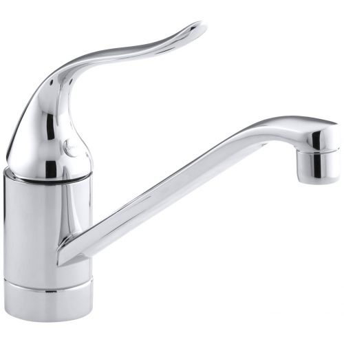  Kohler KOHLER K-15175-F-CP Coralais Single Control Kitchen Sink Faucet, Polished Chrome