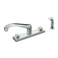 Kohler KOHLER K-7827-K-CP Triton Kitchen Sink Faucet, Polished Chrome (Handles Not Included)