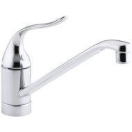Kohler KOHLER 15175-PT-CP Coralais(R) Single-Hole Sink 10 spout, Ground Joints and Lever Handle Kitchen Faucet, Polished Chrome