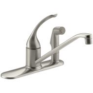 Kohler KOHLER K-15173-FL-BN Coralais Single Control Kitchen Sink Faucet, Vibrant Brushed Nickel