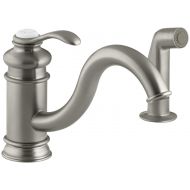 Kohler KOHLER K-12176-BN Fairfax Single Control Kitchen Sink Faucet, Vibrant Brushed Nickel