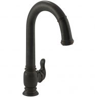 Kohler KOHLER K-99332-2BZ Beckon Electronic Pull-Down Kitchen Sink Faucet, Oil-Rubbed Bronze