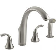 Kohler KOHLER K-10445-BN Forte Widespread Kitchen Faucet, Vibrant Brushed Nickel