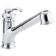 Kohler KOHLER K-12177-CP Fairfax Single Control Kitchen Sink Faucet, Polished Chrome