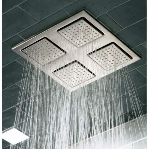  Kohler KOHLER K-98740-CP Watertile Rain Overhead Showering Panel with 4 22-Nozzle Sprayheads, Polished Chrome