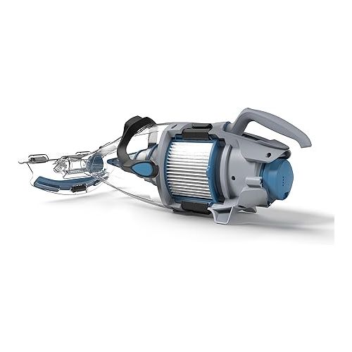  KOKIDO Rechargeable Heavy-Duty Pool Vacuum,6X Suction,Powerful Dual Filtering-Standard and Fine, Commercial Power Whole Pool Fast Cleaning, Inground & Above Ground Pools, XTROVAC 710