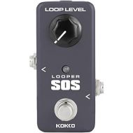 Guitar Loop Pedal Looper Effects 5 Minutes Looping Time Loop station,Exclude Power Adapter - KOKKO(FLP2)