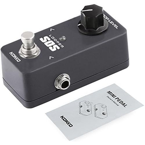  Guitar Loop Pedal Looper Effects 5 Minutes Looping Time Loop station,Exclude Power Adapter - KOKKO(FLP2)