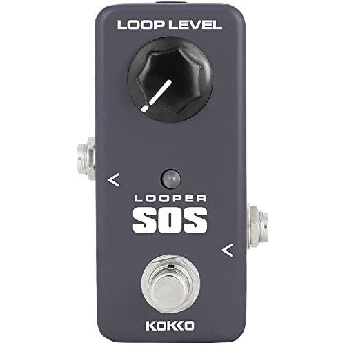  Guitar Loop Pedal Looper Effects 5 Minutes Looping Time Loop station,Exclude Power Adapter - KOKKO(FLP2)