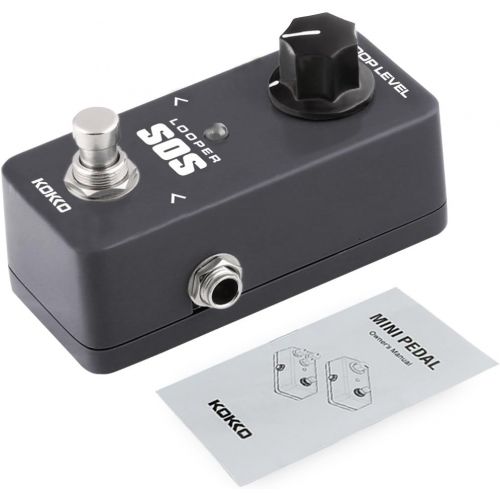  Guitar Loop Pedal Looper Effects 5 Minutes Looping Time Loop station,Exclude Power Adapter - KOKKO(FLP2)