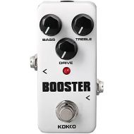 Booster Guitar Pedal, Analog Mini Effect Pedal for Guitar and Bass, Exclude Power Adapter - KOKKO (Booster)